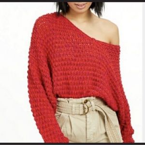 FREE PEOPLE ♥️Coconut V Neck Sweater